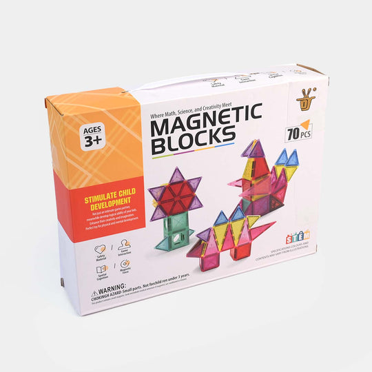 Magnetic Tiles Building Blocks | 70PCs