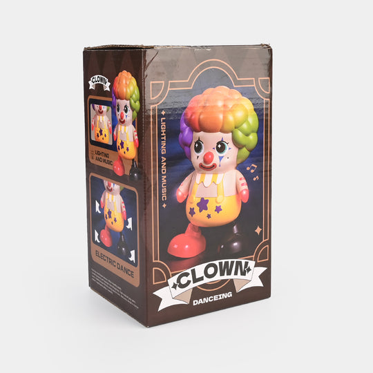Electric Clown Walking Dancing Toy with Light & Music
