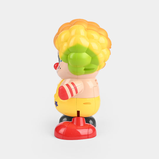 Electric Clown Walking Dancing Toy with Light & Music
