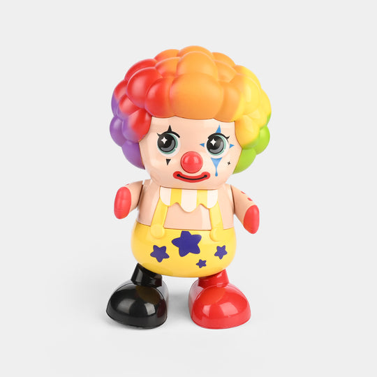 Electric Clown Walking Dancing Toy with Light & Music