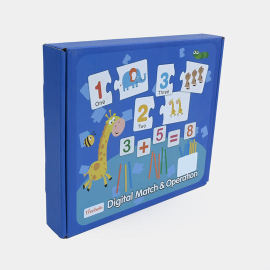 Wooden Number Match & Counting Set