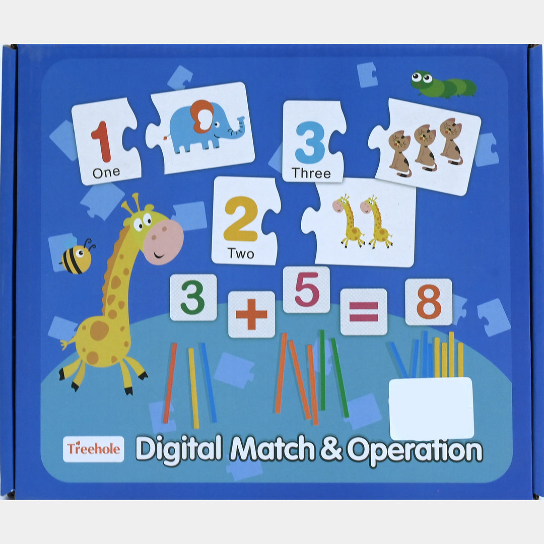 Wooden Number Match & Counting Set