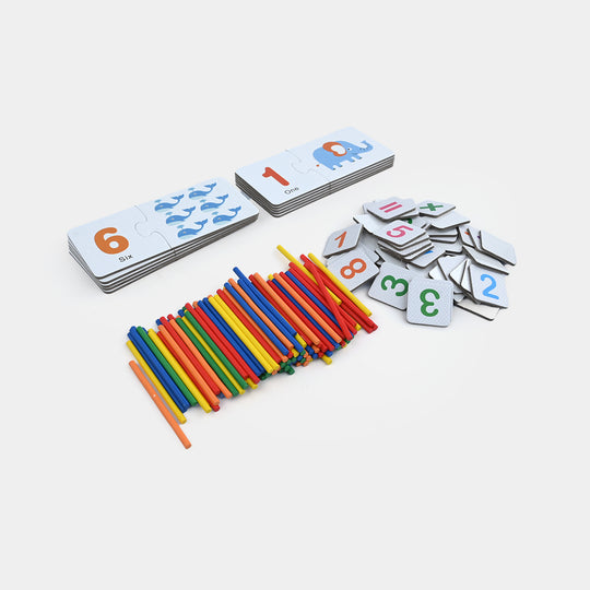Wooden Number Match & Counting Set