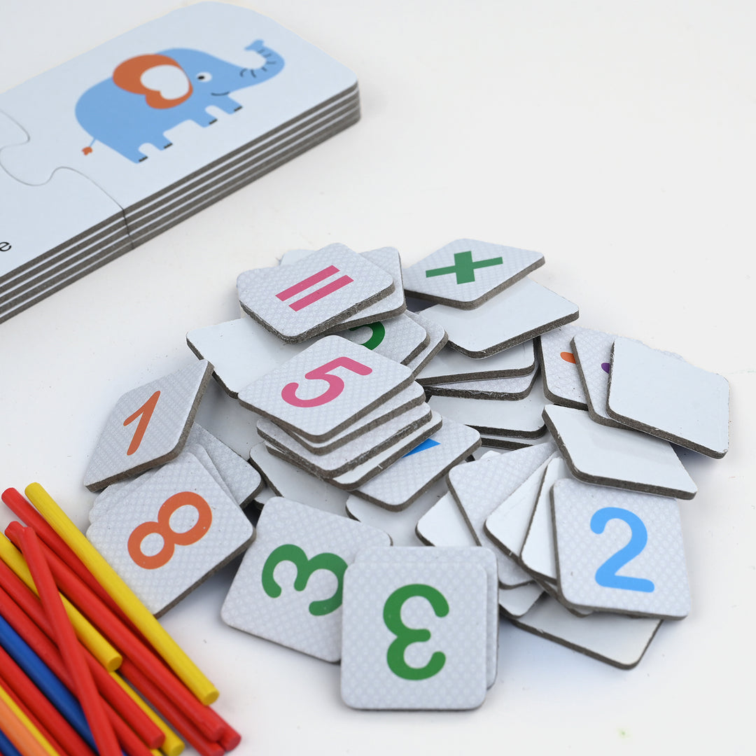 Wooden Number Match & Counting Set