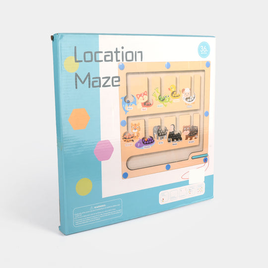 Wooden Maze Location Magnetic Ball