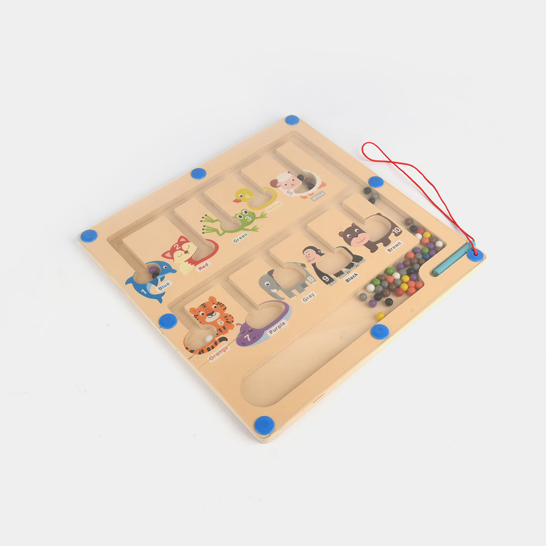 Wooden Maze Location Magnetic Ball