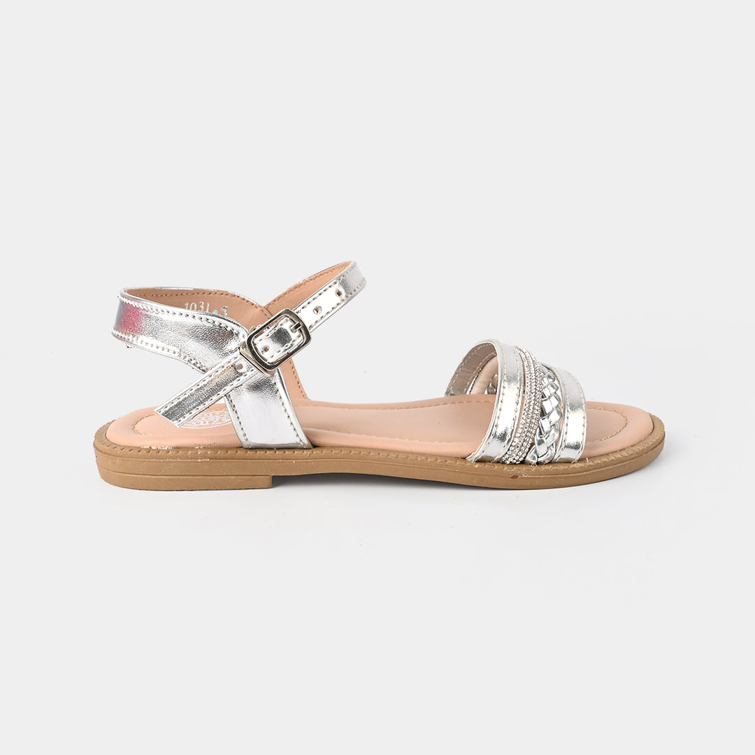 Girls Sandal 1031-5-SILVER