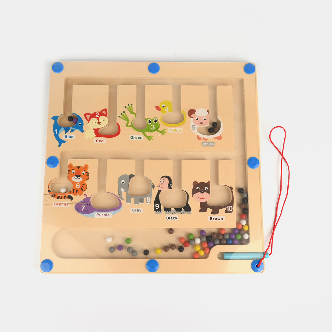 Wooden Maze Location Magnetic Ball