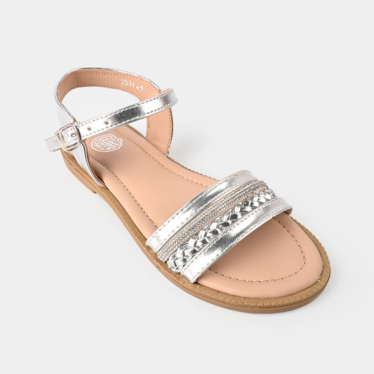 Girls Sandal 1031-5-SILVER