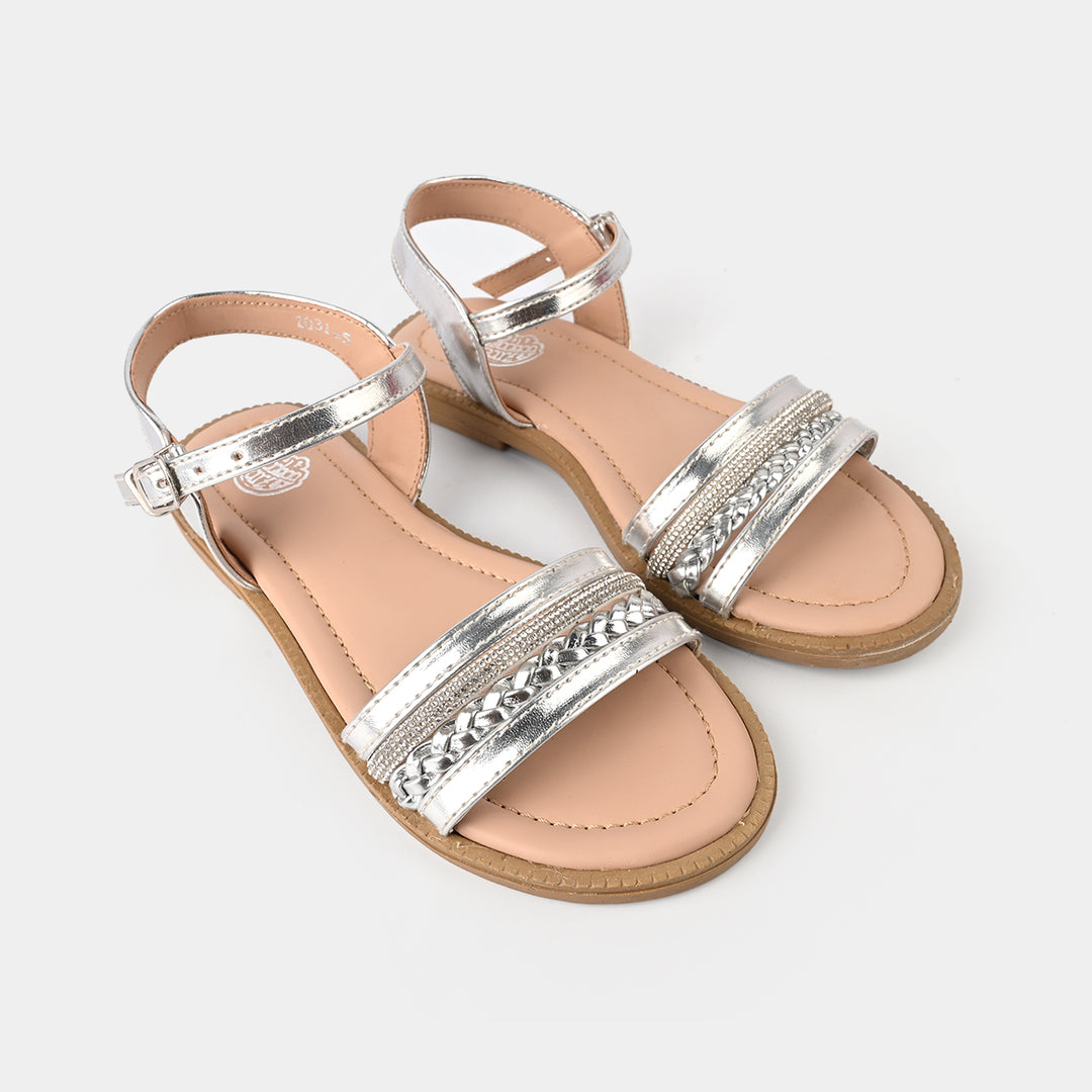 Girls Sandal 1031-5-SILVER