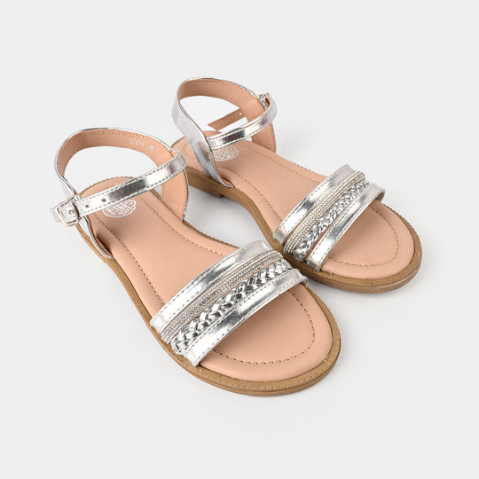 Girls Sandal 1031-5-SILVER