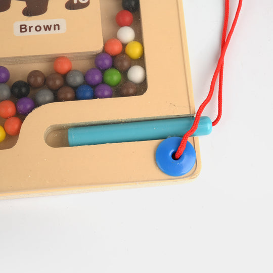Wooden Maze Location Magnetic Ball