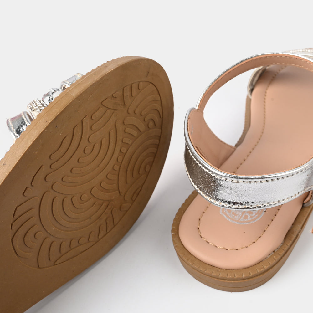 Girls Sandal 1031-5-SILVER