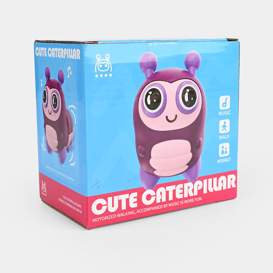Cute Electric Caterpillar with Light & Music Toy
