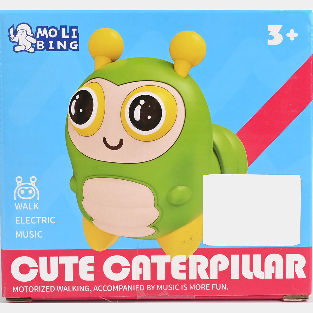 Cute Electric Caterpillar with Light & Music Toy