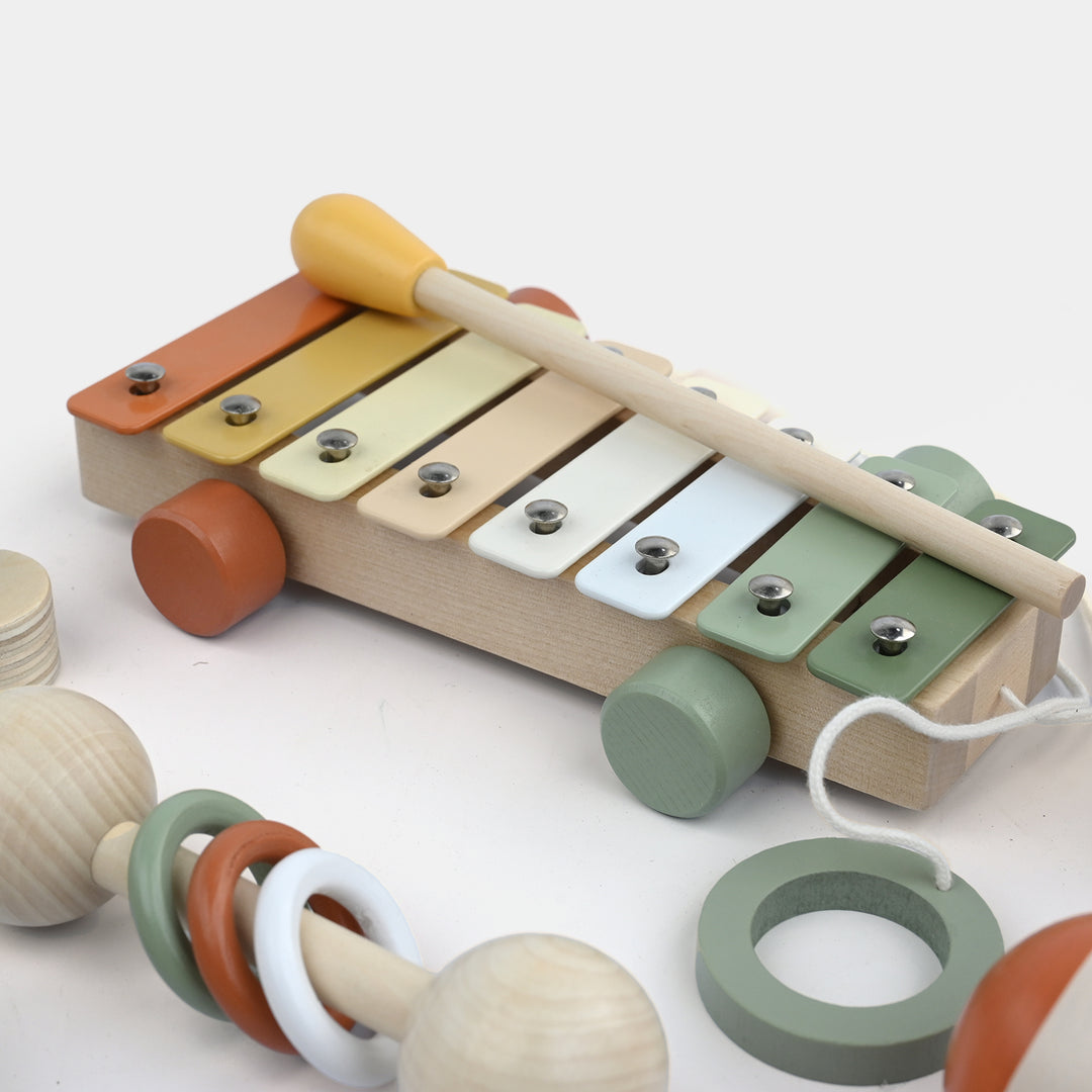 Wooden Musical Instrument Toy 7-Piece Set