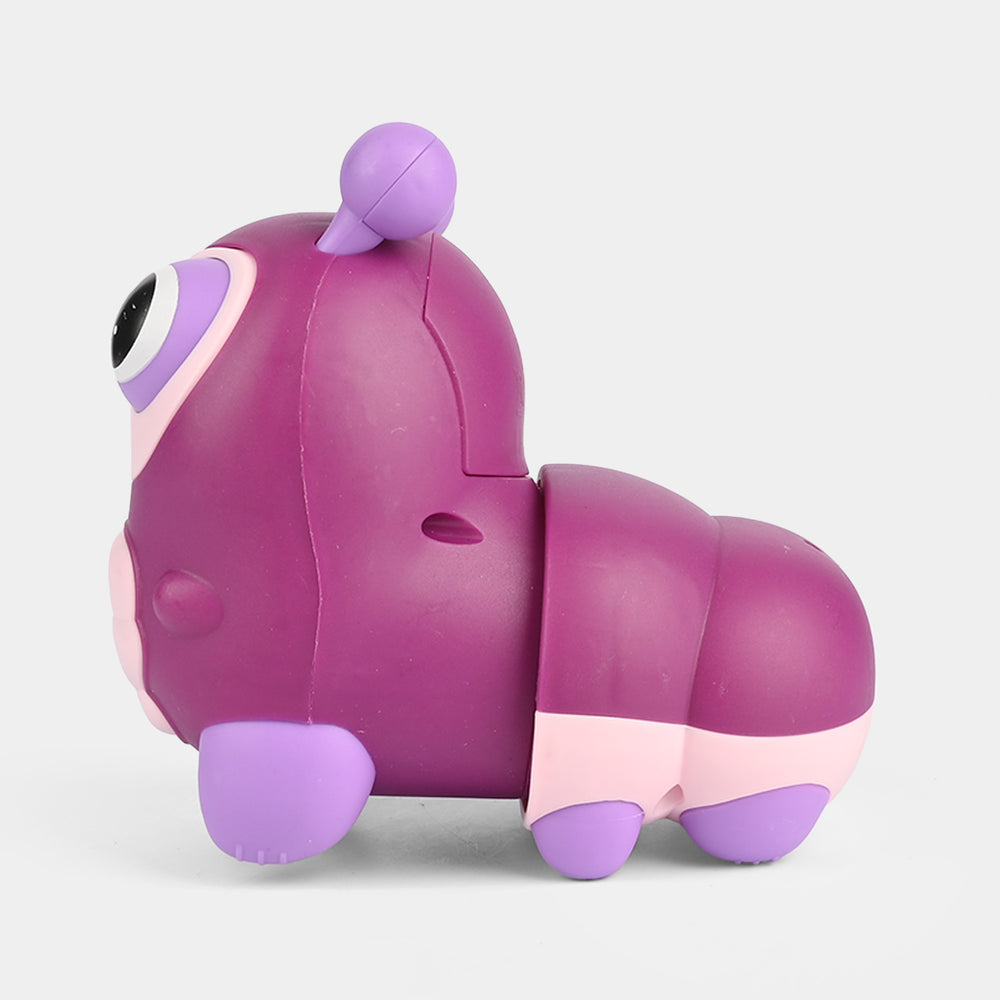 Cute Electric Caterpillar with Light & Music Toy