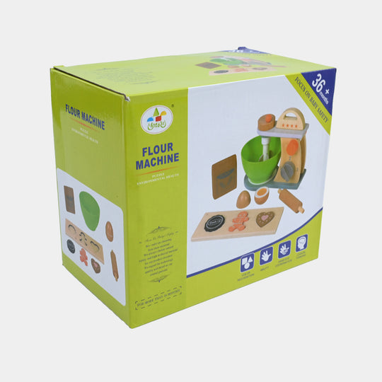 Educational Wooden Mixer & Baking Playset