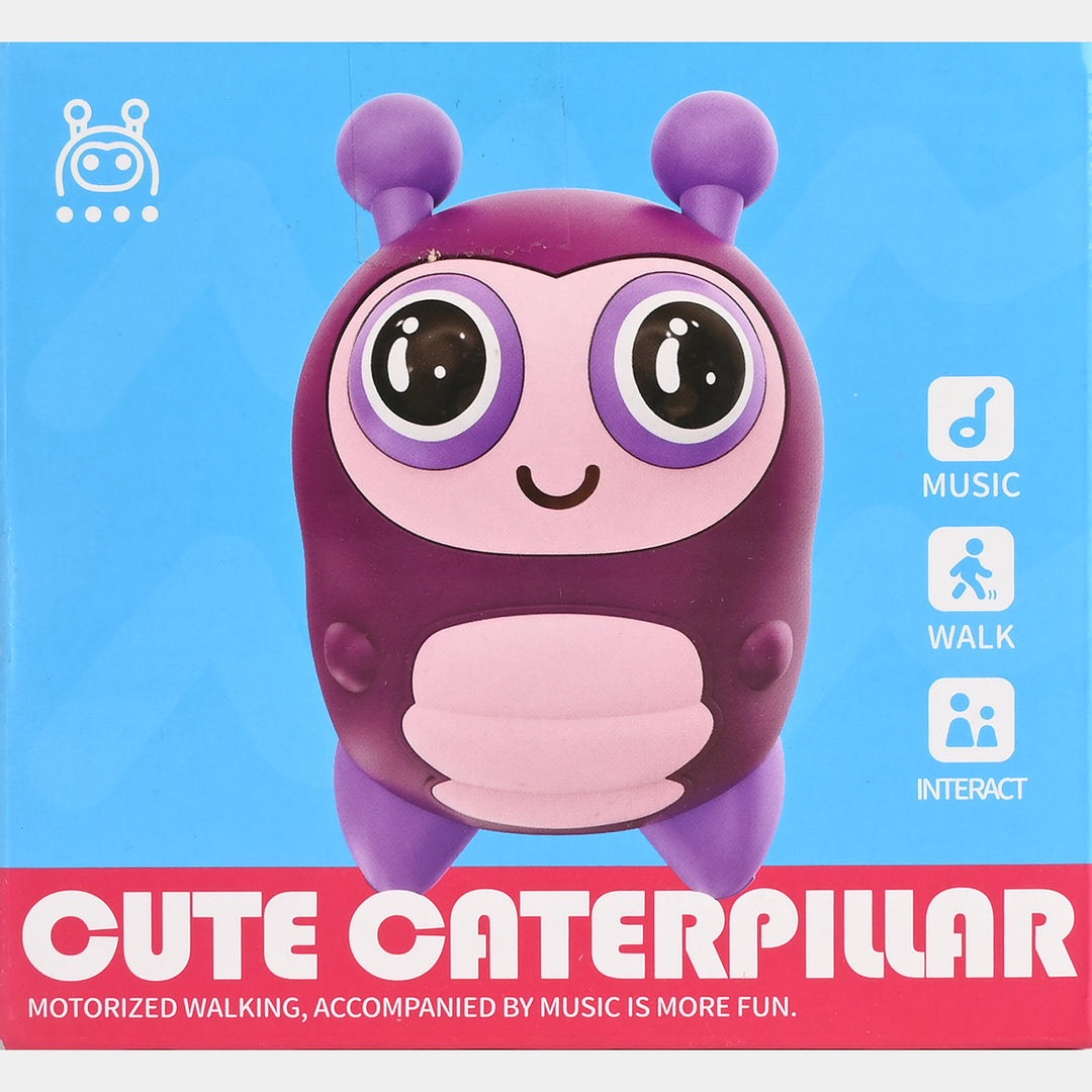 Cute Electric Caterpillar with Light & Music Toy