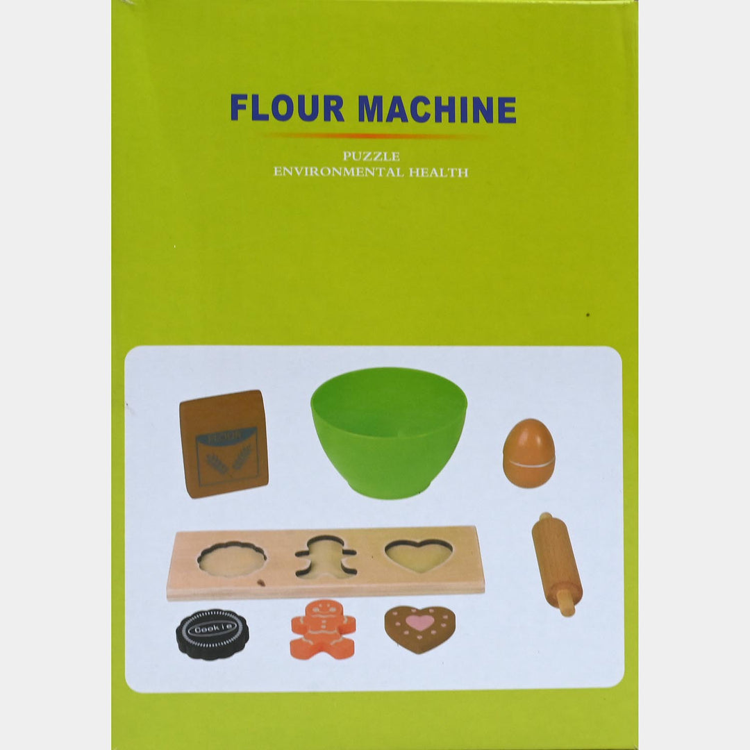 Educational Wooden Mixer & Baking Playset