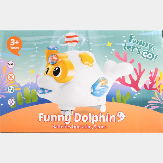 Electric Dolphin Floating Toy with Light & Sound