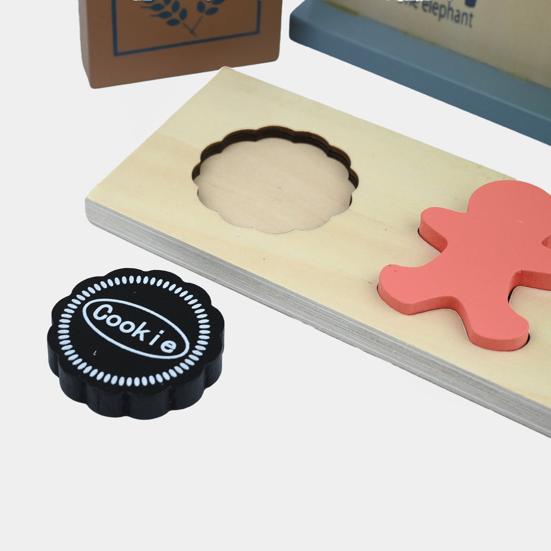 Educational Wooden Mixer & Baking Playset