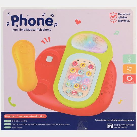 Telephone With Sound & Light For Kids