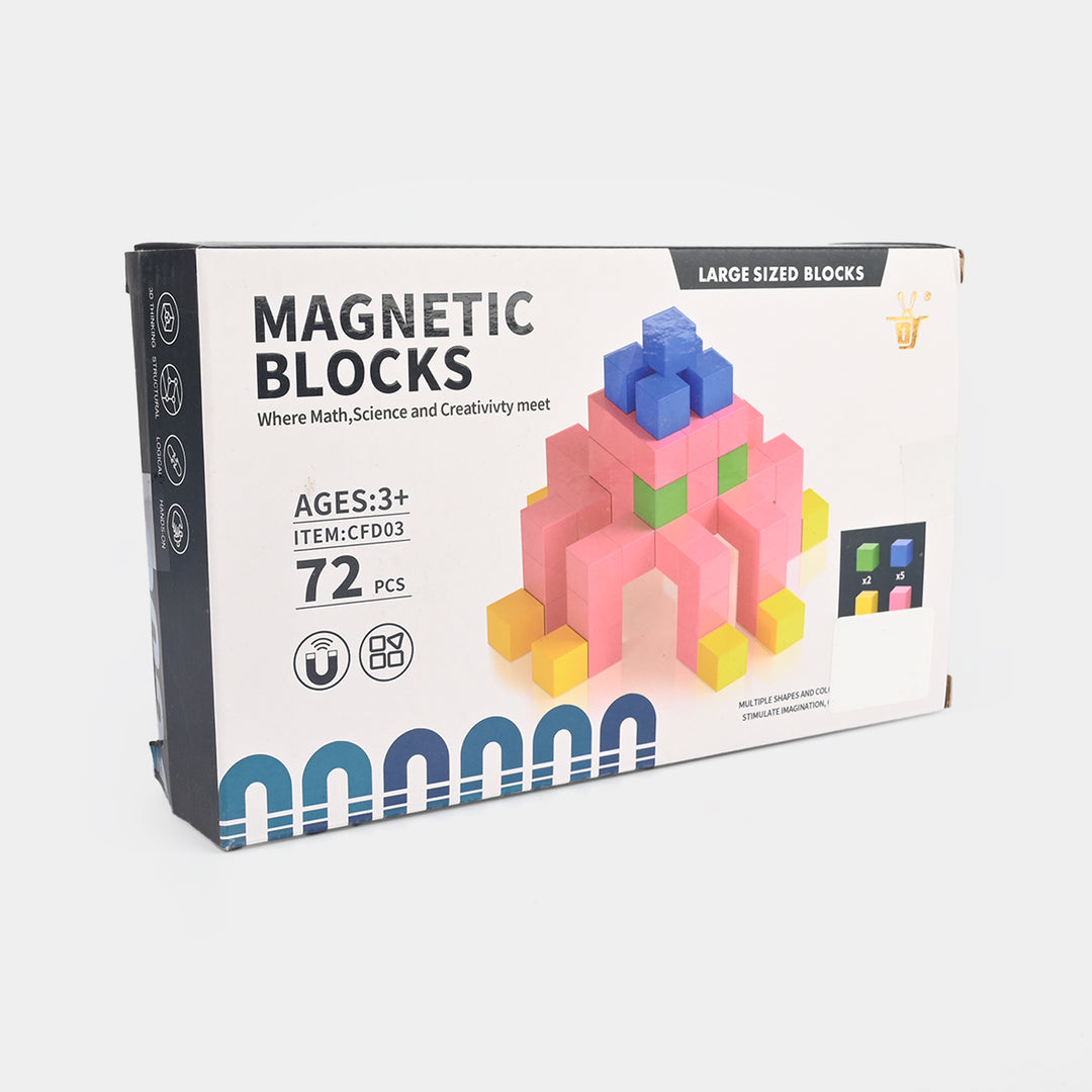 Magnetic Blocks 72Pcs 2.5Cm CFD04