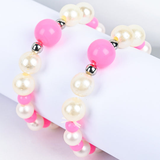 Girls Charm Beaded Bracelet