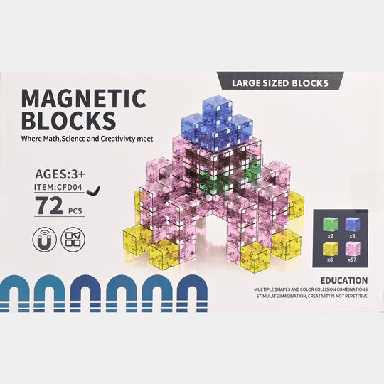 Magnetic Blocks 72Pcs 2.5Cm CFD04