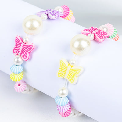 Girls Charm Beaded Bracelet