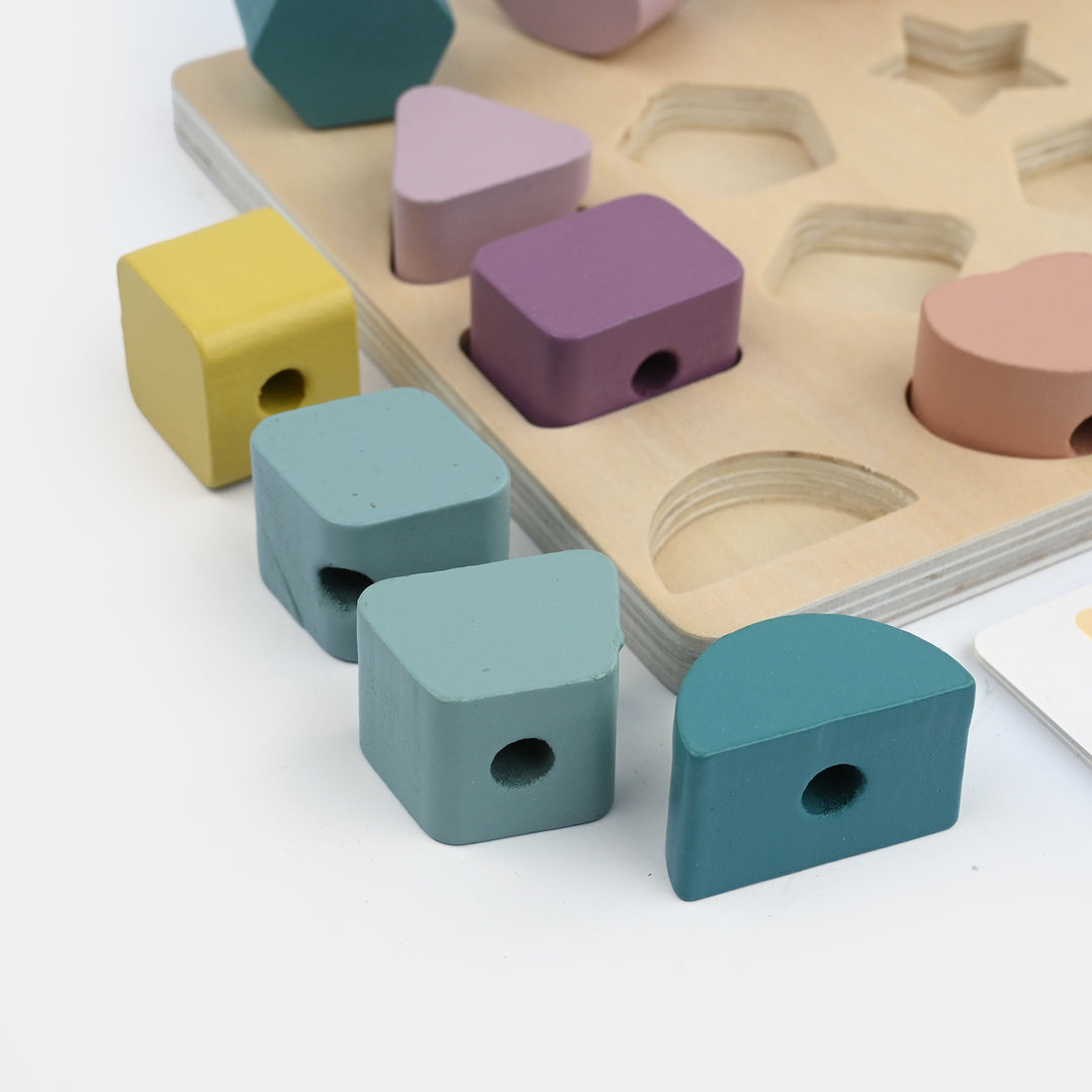 Wooden Shape Stacking Matching Board
