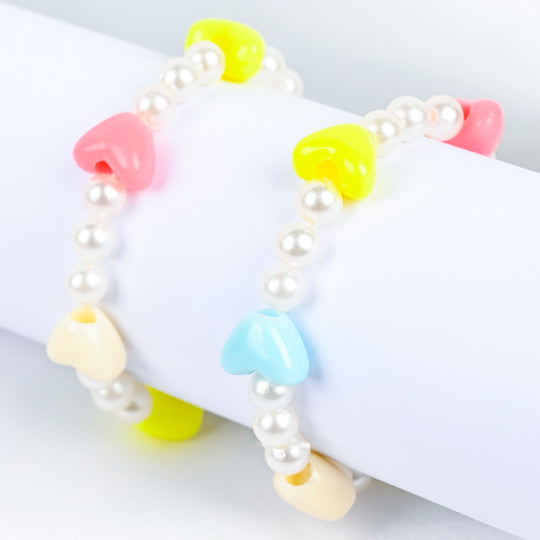 Girls Charm Beaded Bracelet