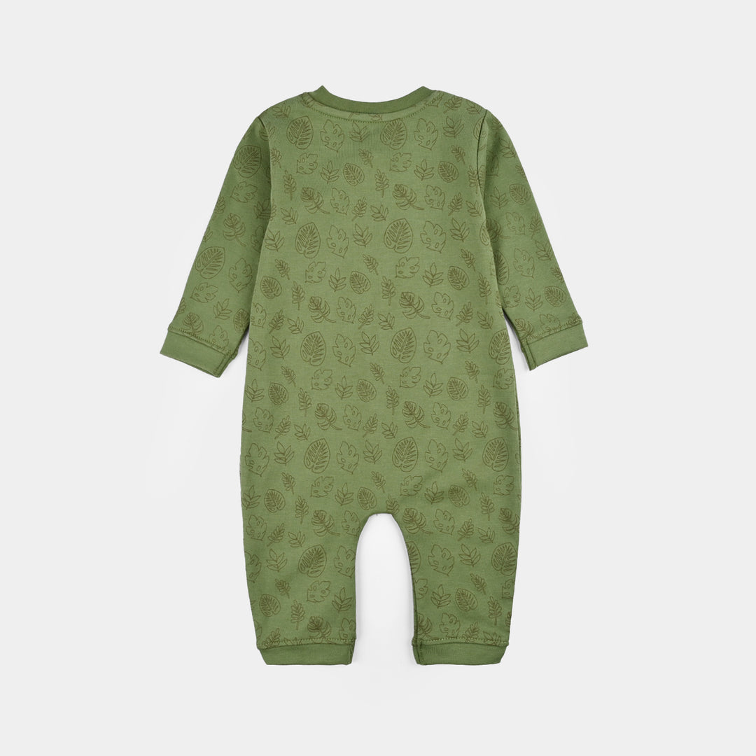 Infant Boys Cotton Interlock Romper ADVENTURE BEGINS