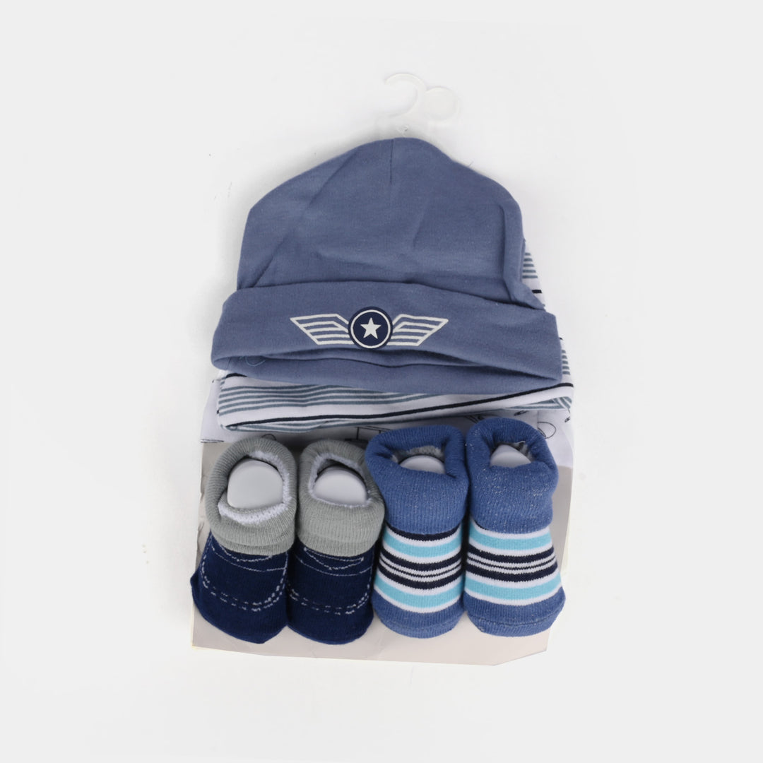 Baby Cap & Booties Set