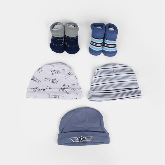 Baby Cap & Booties Set