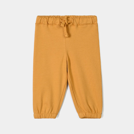 Infant Boys Cotton Terry 2 Piece Suit Milk Club-Yellow