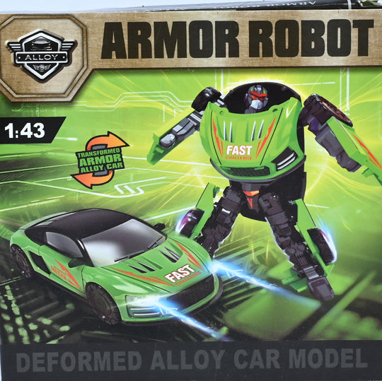 Alloy Model Transforms Car For Kids