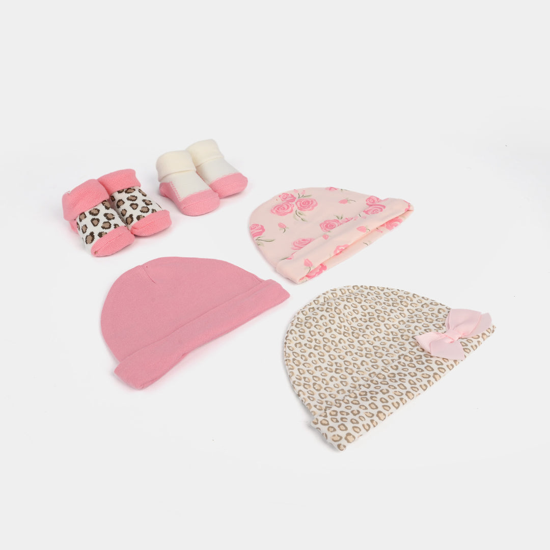 Baby Cap & Booties Set