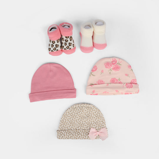 Baby Cap & Booties Set
