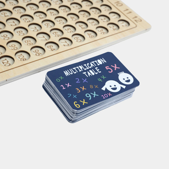 Wooden Multiplication Board Game 12x12