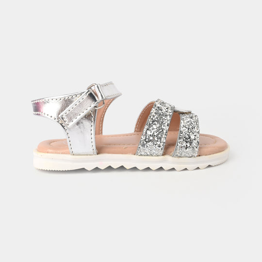 Girls Sandal ZF-001-SILVER