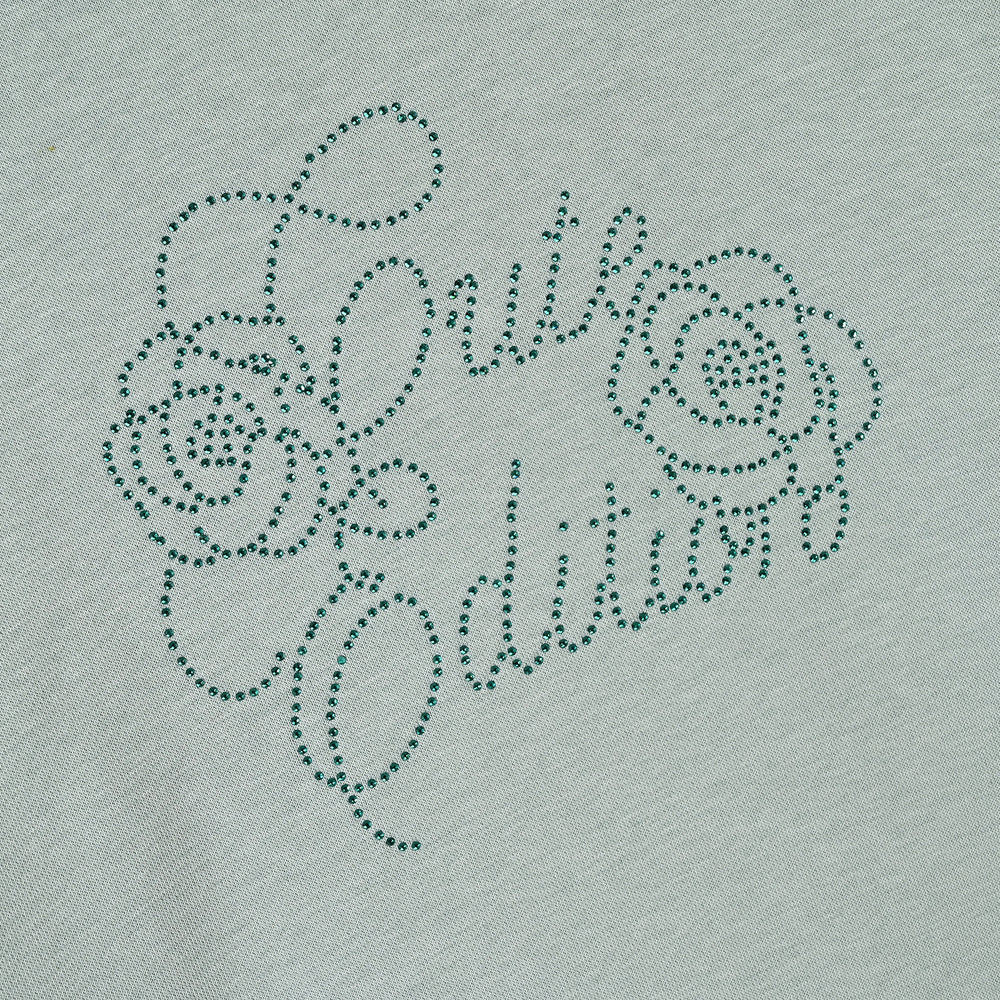 Girls Fleece Sweatshirt Cute Edition-Blue.Surf