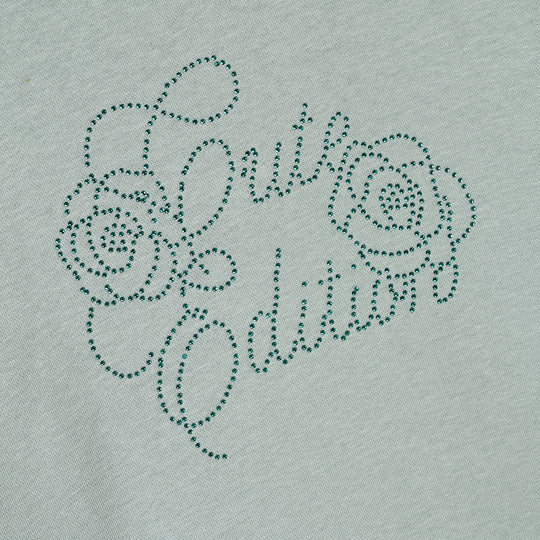 Girls Fleece Sweatshirt Cute Edition-Blue.Surf