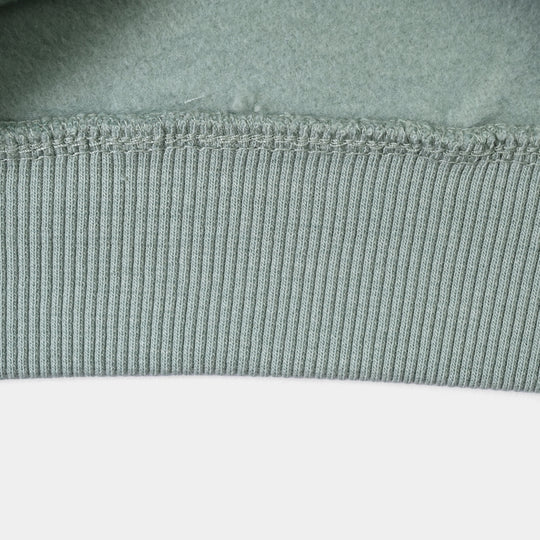 Girls Fleece Sweatshirt Cute Edition-Blue.Surf
