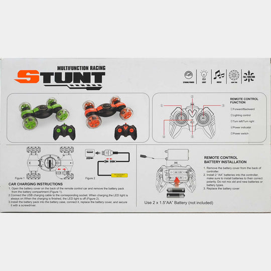 Multifunction Stunt Car With Light & Music For Kids