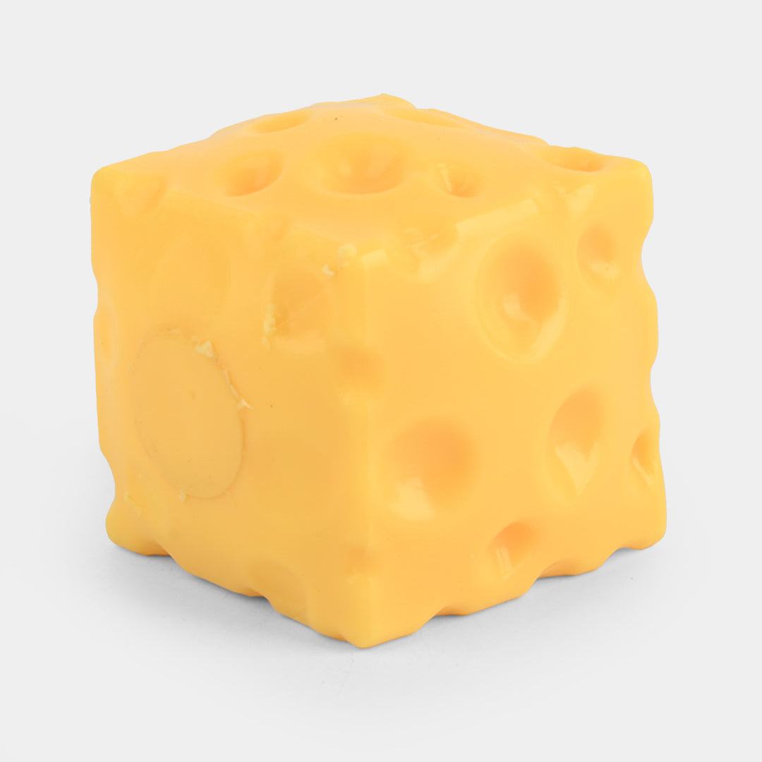 Squeezable Swiss Cheese Cube Novelty