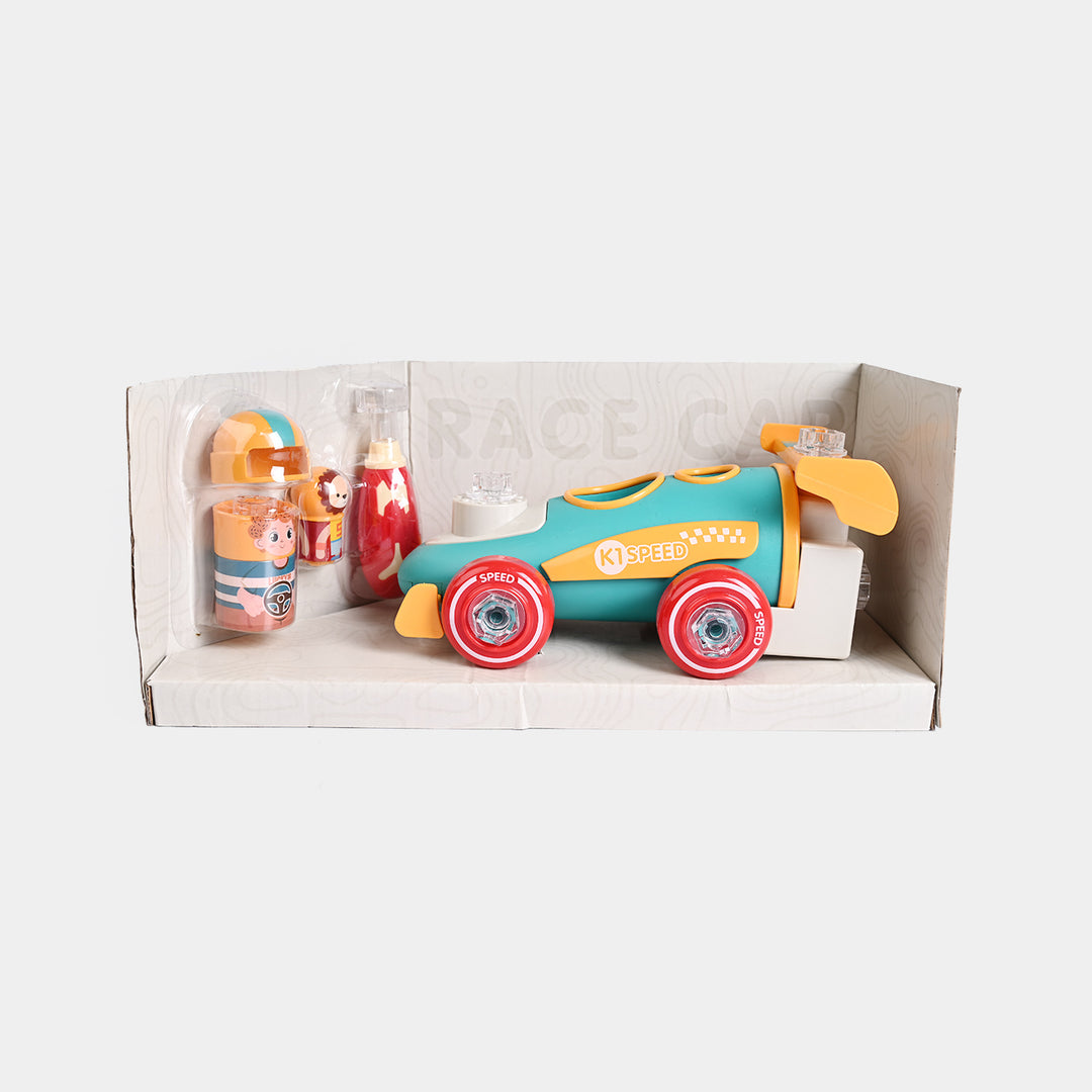 Tool Assembly Puzzle Race Car / Inertia Toy Car Set