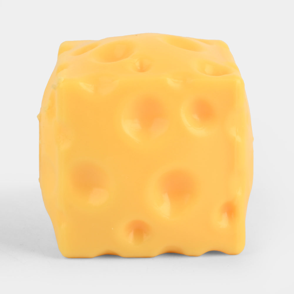 Squeezable Swiss Cheese Cube Novelty