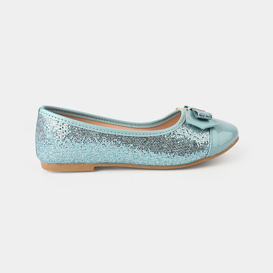 Girls Pumps 11-35-Blue